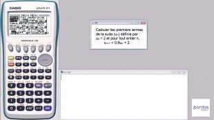 Chapitre 4 - Logiciels - Calcul de termes d’une suite avec une calculatrice CASIO (1)