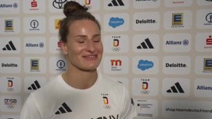 Regionale Sportler und die deutsche Flagge